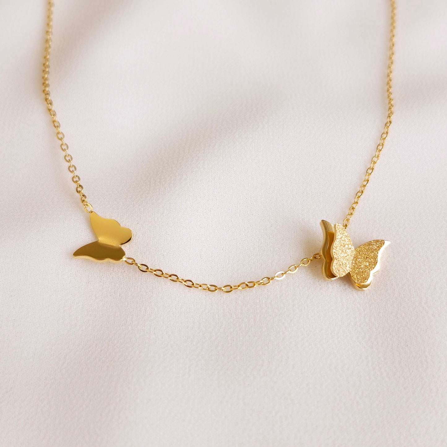 Sparkling Butterfly Necklace