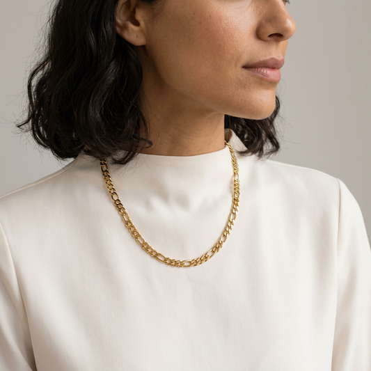 Chunky Figaro Necklace model preview