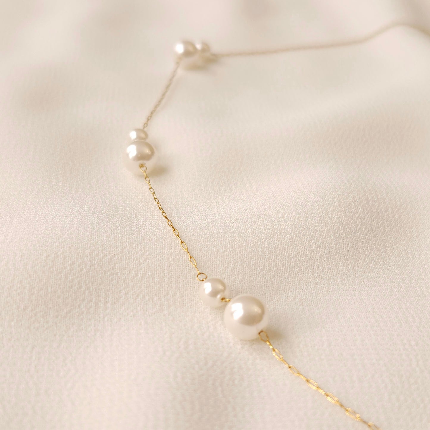 Double Pearl Necklace