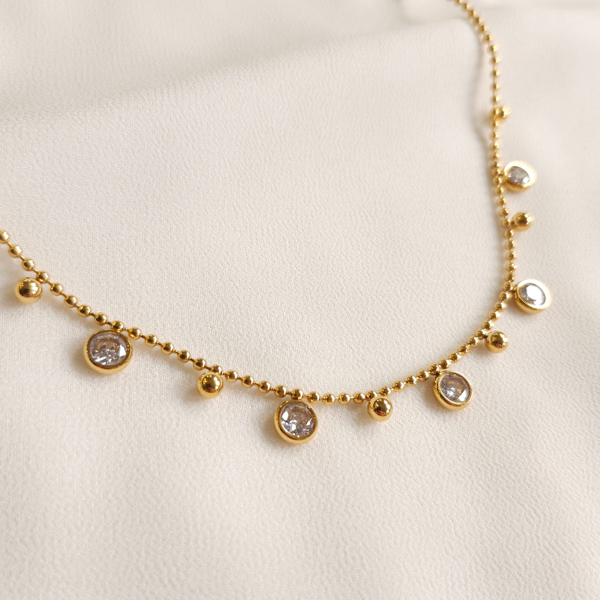 Crystal Drops Necklace