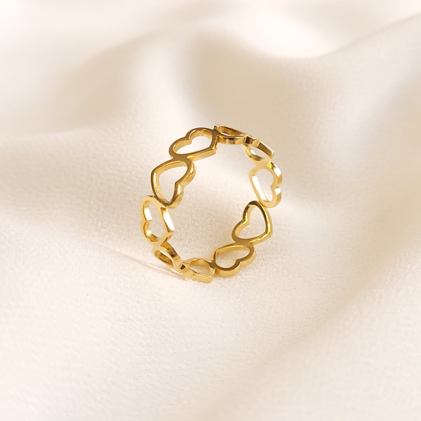 Circle of Hearts Ring
