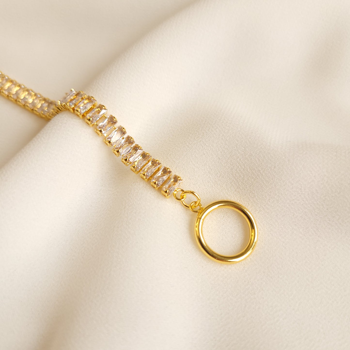 Link and Zirconia Bracelet