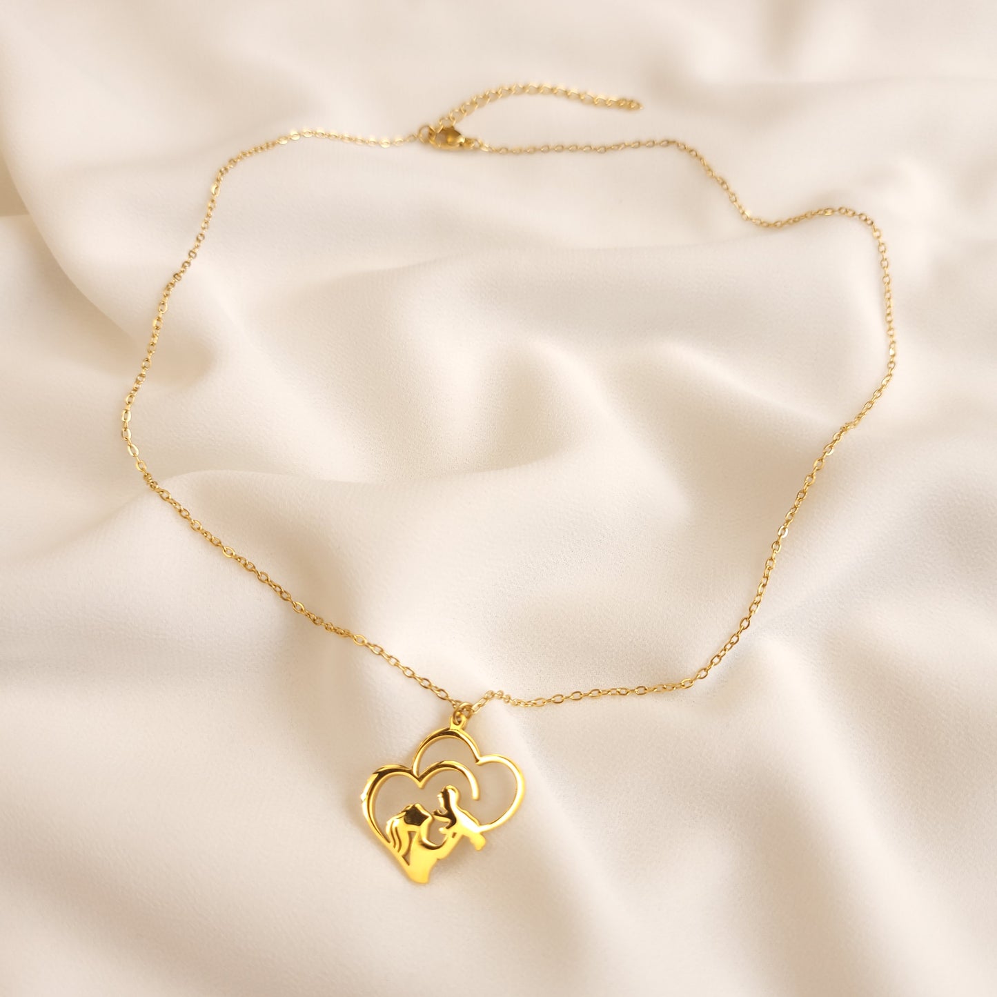 Mother Child Pendant Necklace