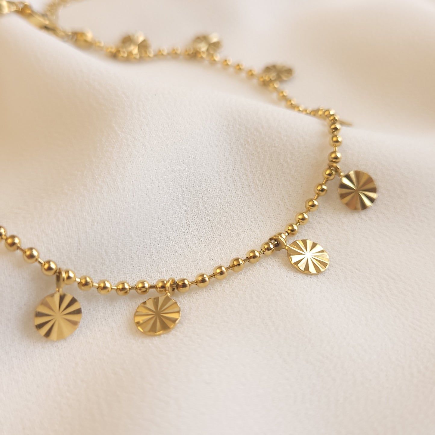 Petal Coin Anklet