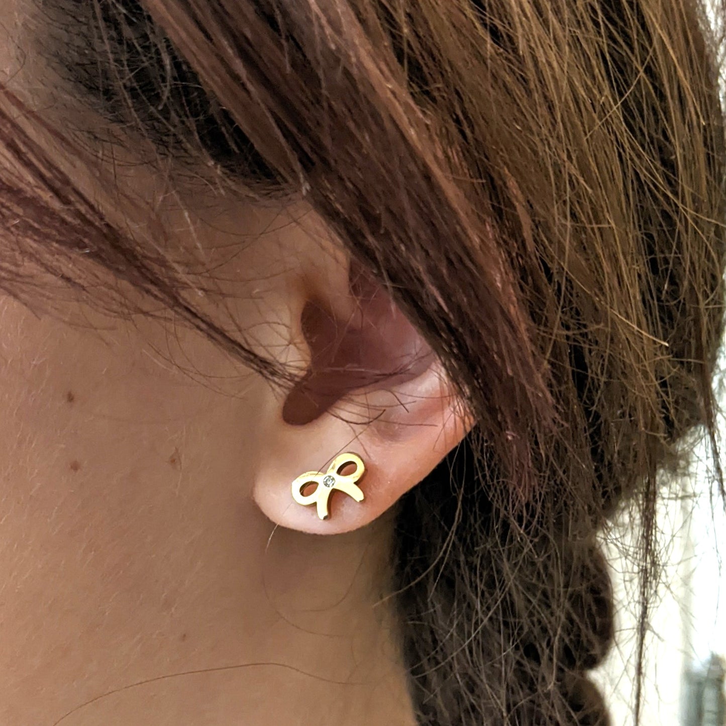 Bow Tie Stud Earrings