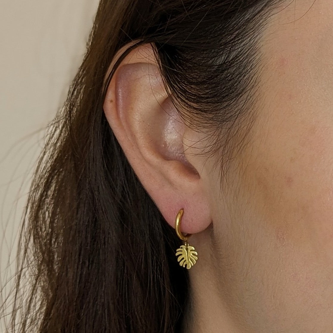 Dangling Leaf Earrings
