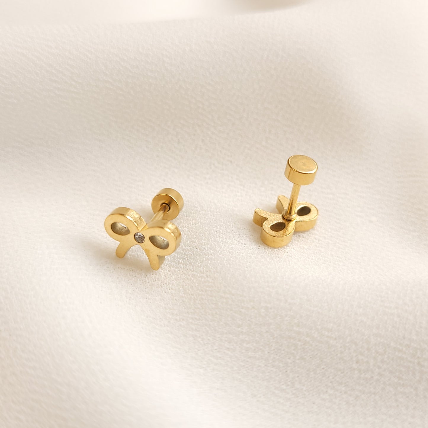 Bow Tie Stud Earrings