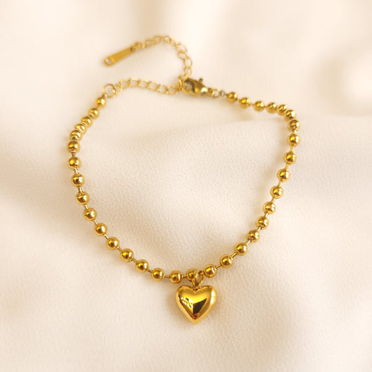 Heart Charm Bracelet