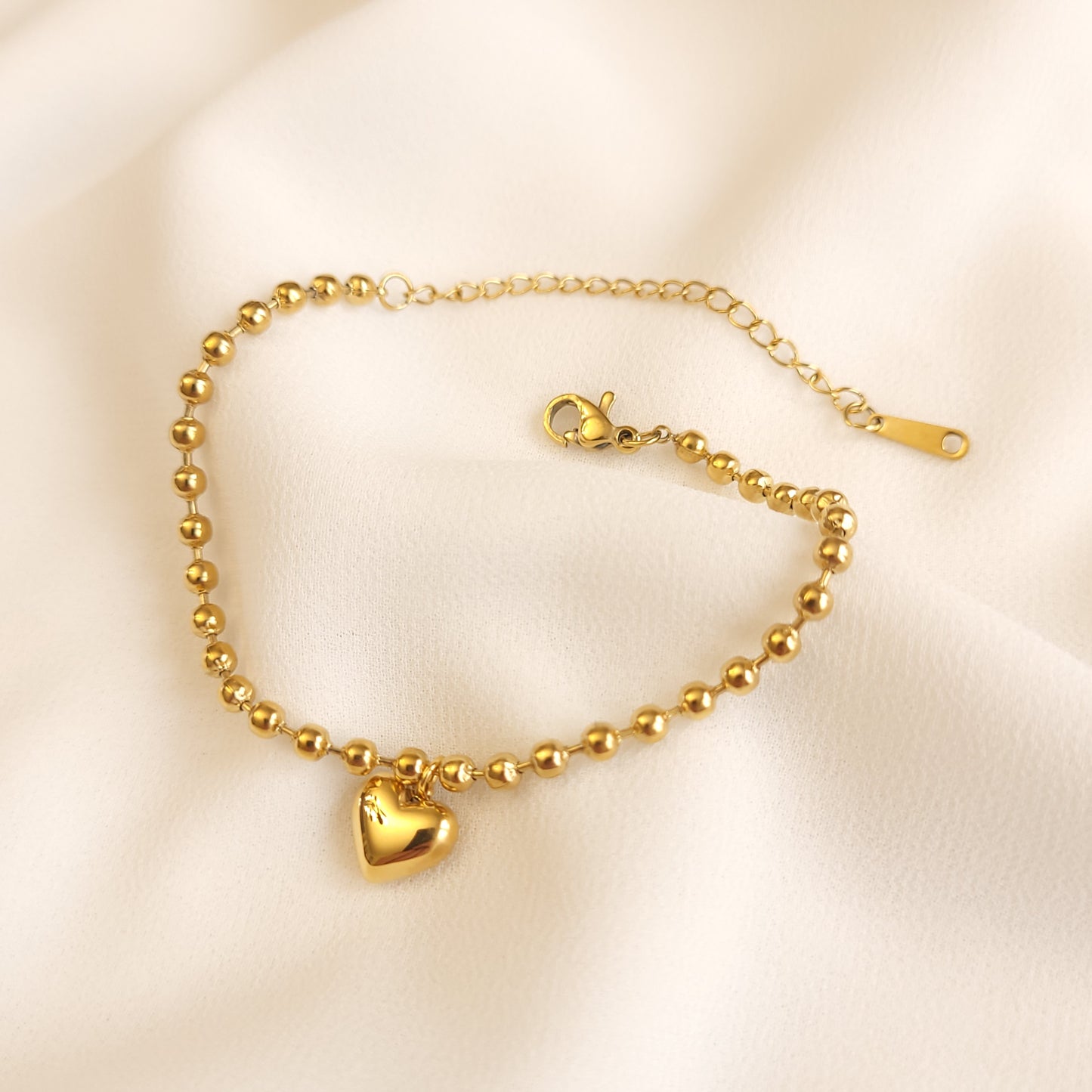 Heart Charm Bracelet