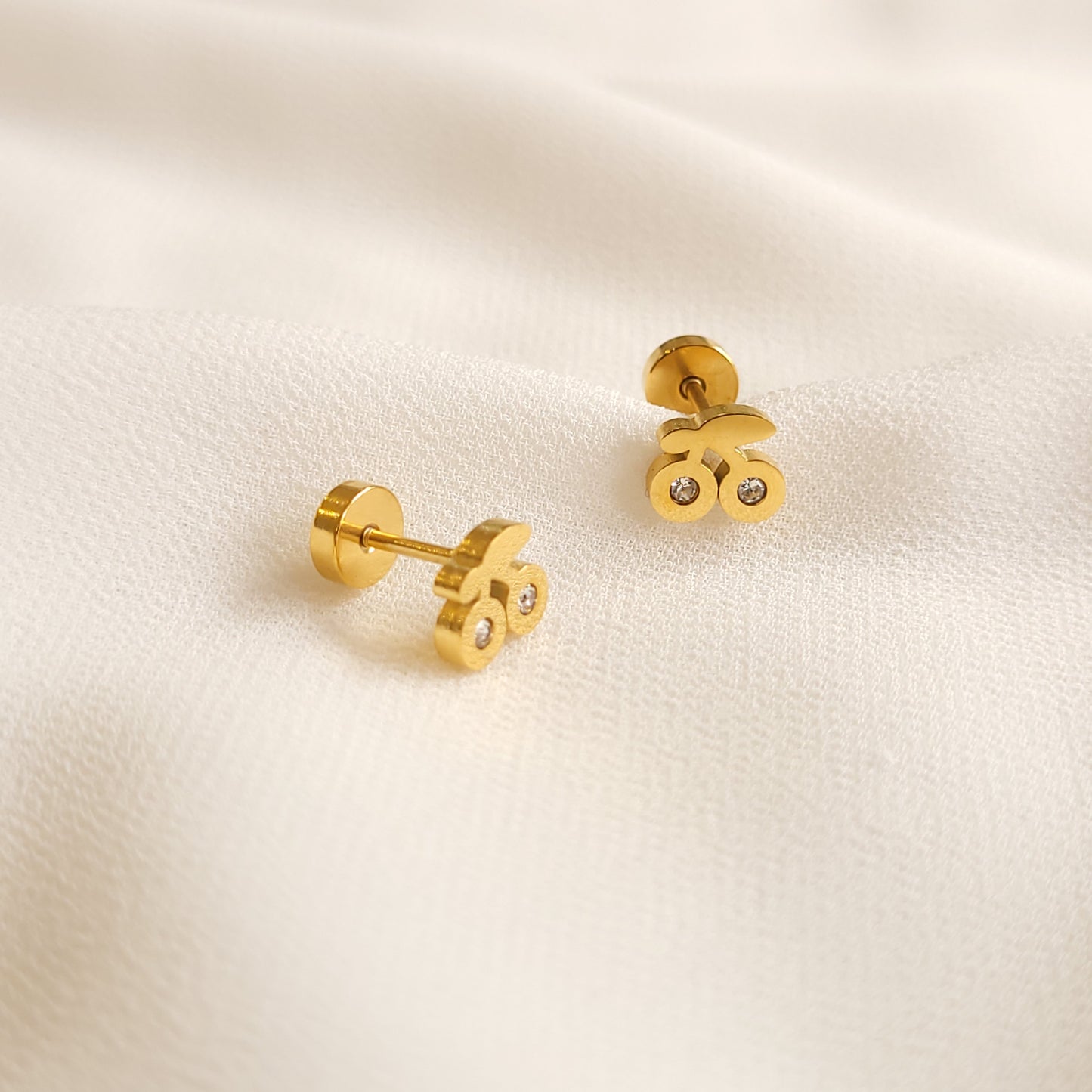 Cherry Stud Earrings