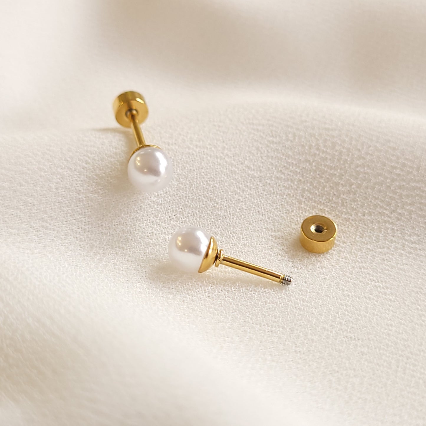 Pearl Stud Earrings