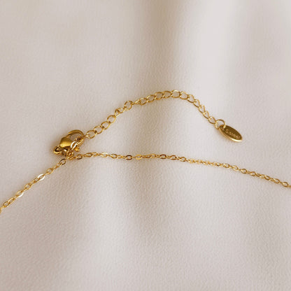 Collier papillon scintillant