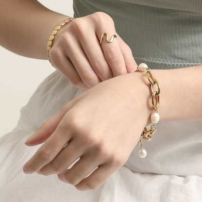 Bague Vague Minimaliste