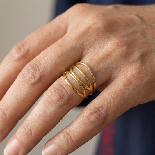 Close-up showing the Eternal Flow Ring more clearly