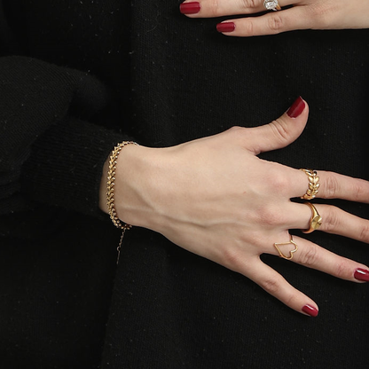 Bracelet feuille