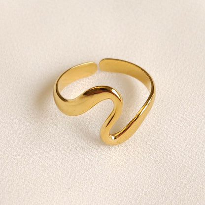 Bague Vague Minimaliste