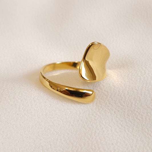 Sculpted Spiral Ring