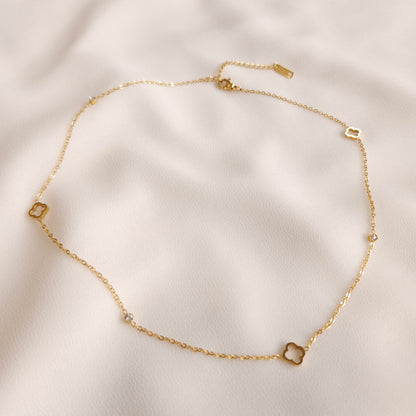 Collier trèfle délicat