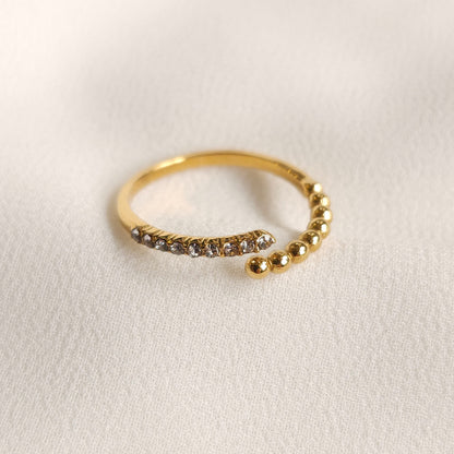 Beads and Sparkle Ring