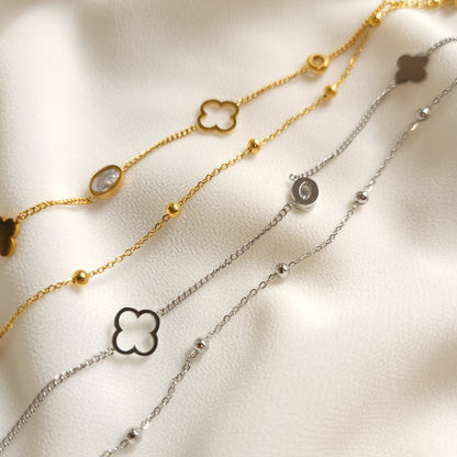 Bracelet Trèfle et Satellite