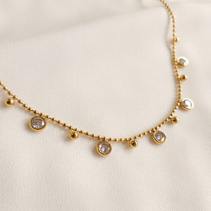 Crystal Drops Necklace
