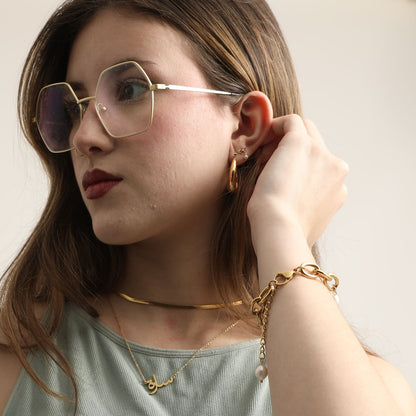 Boucles d'oreilles créoles audacieuses