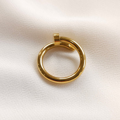Bague Clou Torsadé
