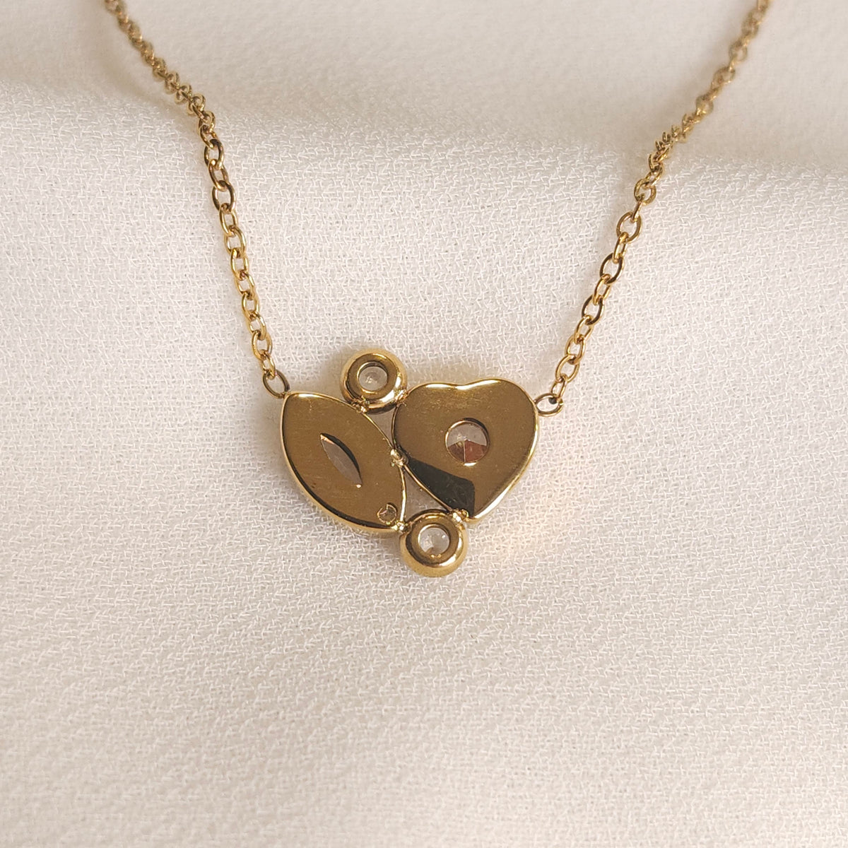 Sparkly Heart & Marquise Set
