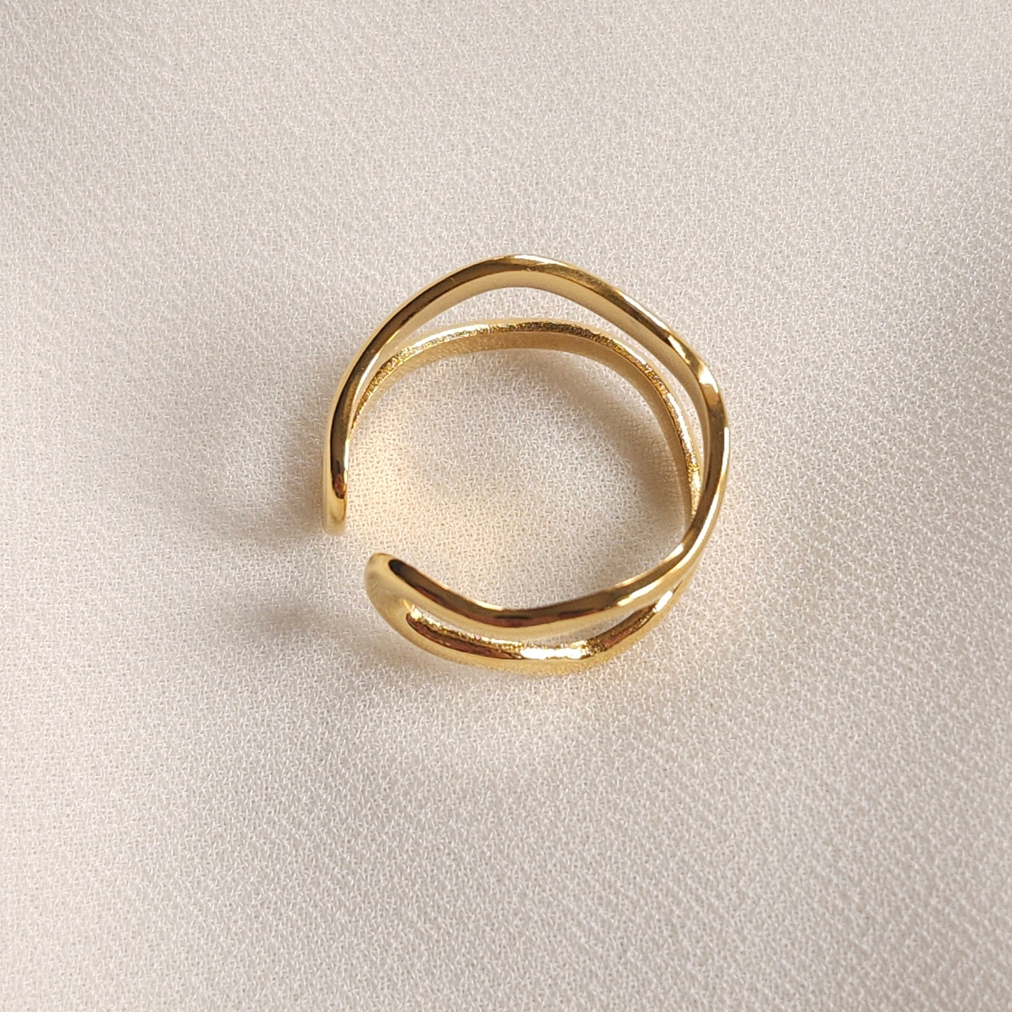 Double Wave Ring
