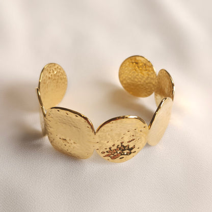 Bold Disc Cuff