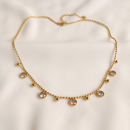 Crystal Drops Necklace