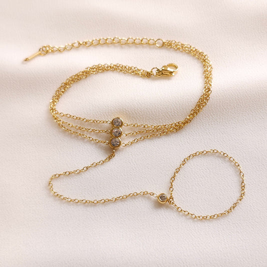 Crystal Hand Chain