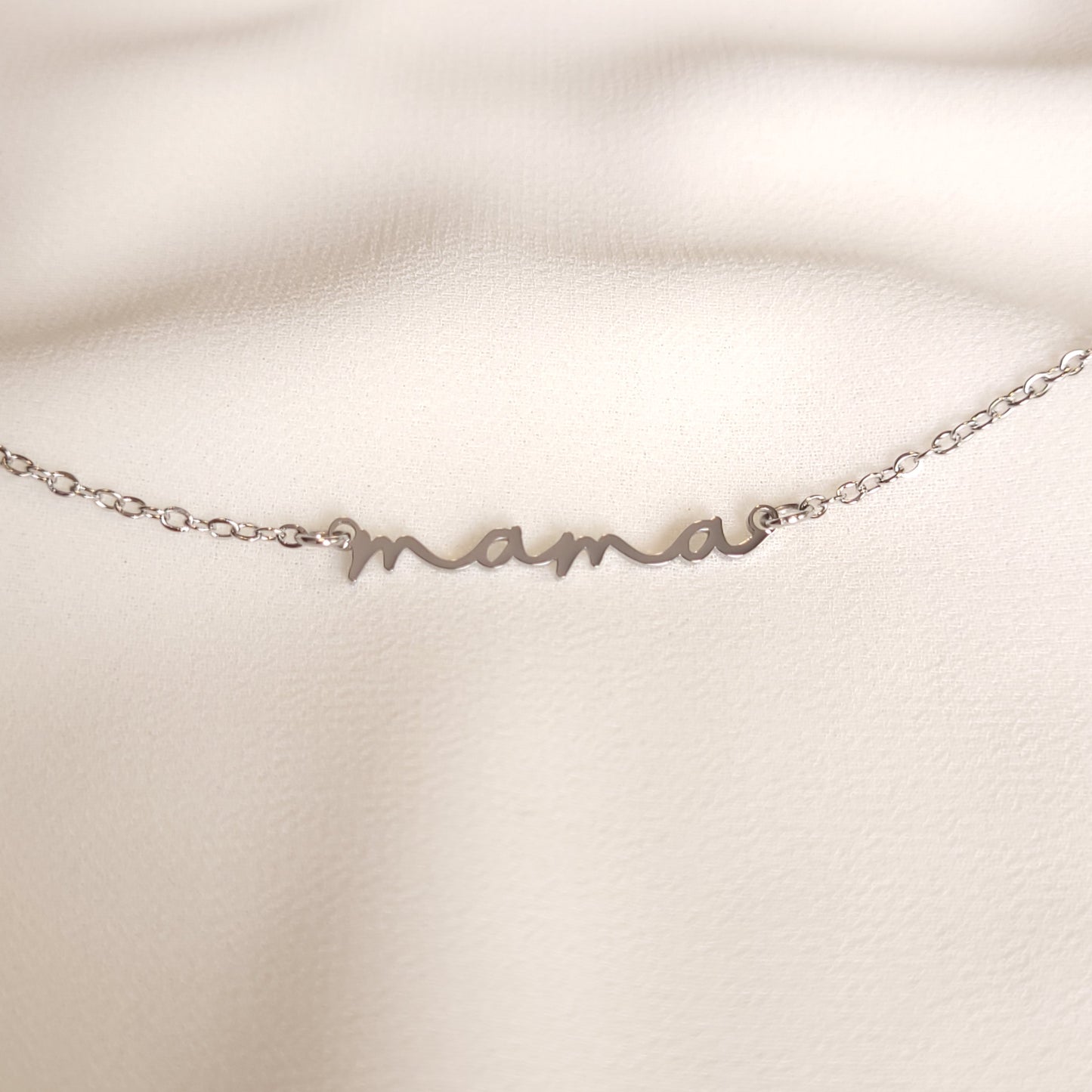 Cursive Mama Necklace