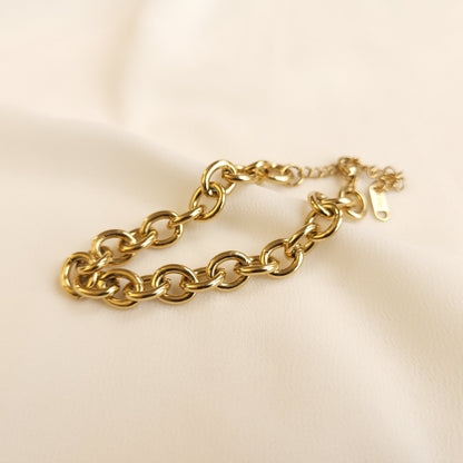 Bracelet à maillons circulaires