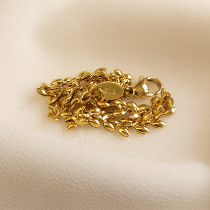 Chevillère feuille pour enfants