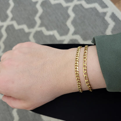 Bracelet chaîne cubaine délicat