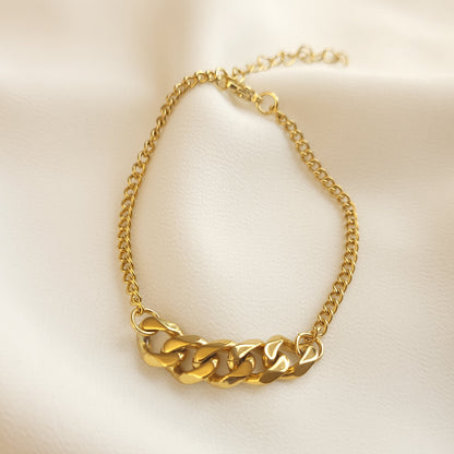 Bracelet cubain mixte