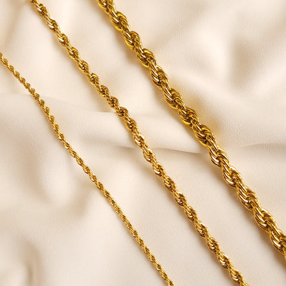 Collier corde audacieux