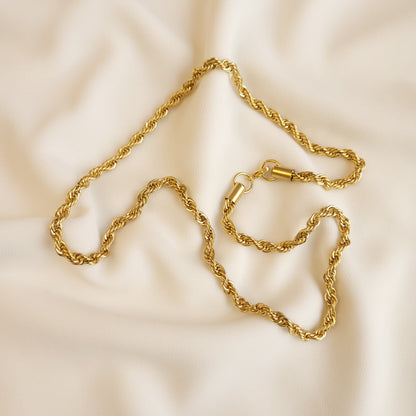Collier en corde essentielle épaisse