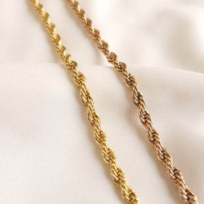 Collier en corde essentielle épaisse