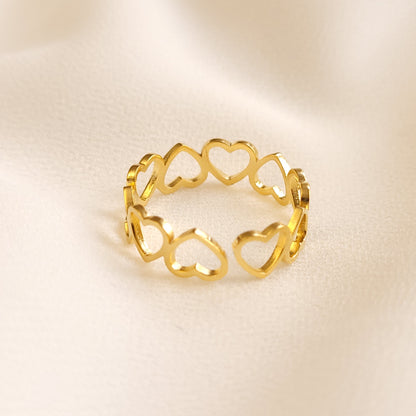 Bague Cercle de Cœurs