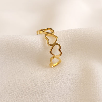 Bague Cercle de Cœurs