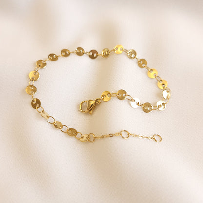 Bracelet pièce de monnaie