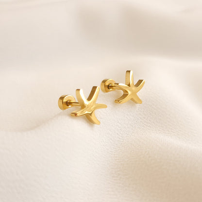 Boucles d'oreilles étoile de mer