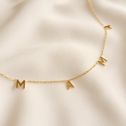 Collier Lettre Maman